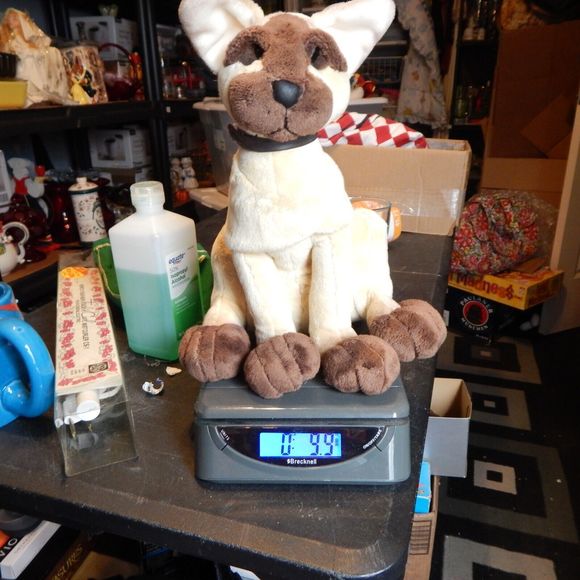 A Breed Apart Plush Siamese Cat Stuffed Toy 2004 10 In Tan Brown Country Artists - Picture 11 of 11